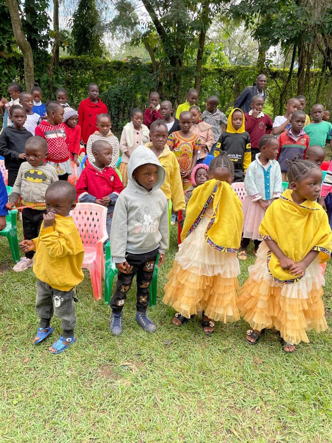 flying solo at sunday school  at word of faith centre kakamega