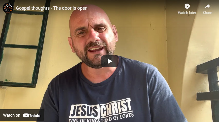 gospel thoughts the door is open
