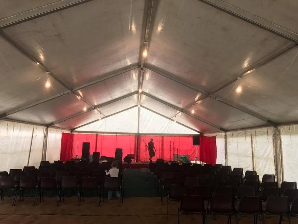 operation hope - tent mission tent in use in the uk