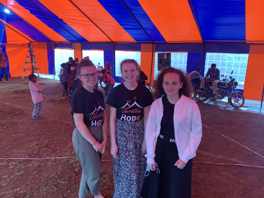 operation hope - more developments with the tent mission - july 2021