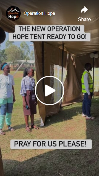 a tour around the operation hope big tent