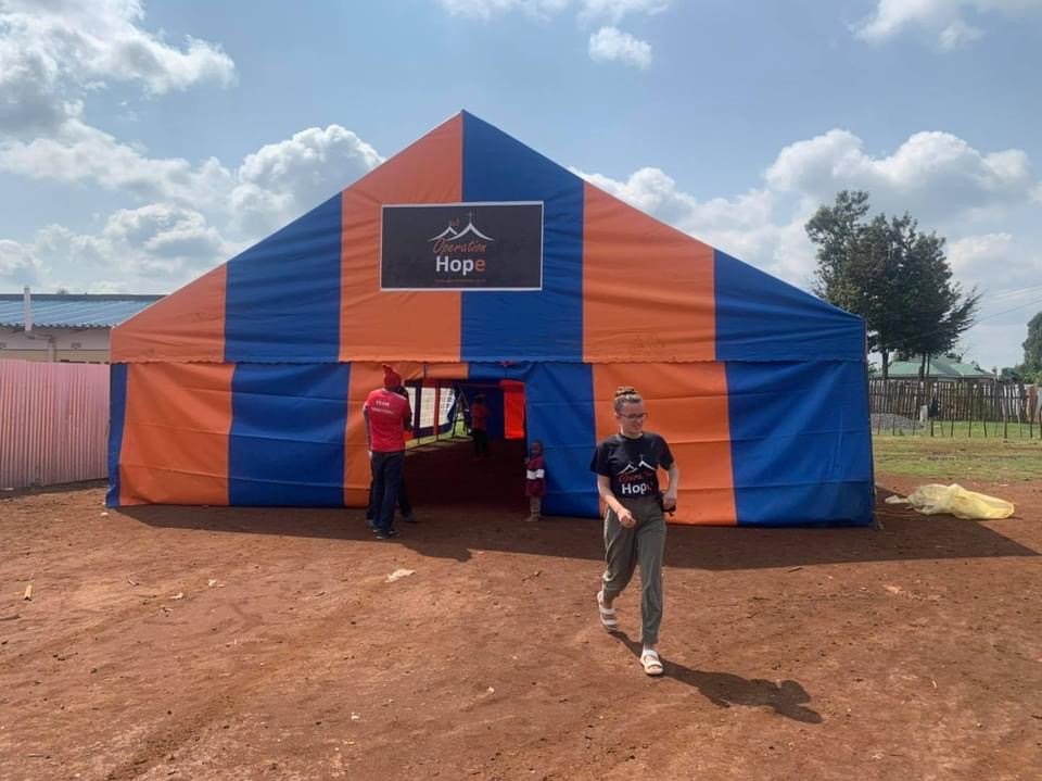 the smaller big top tent for kenya tent mission