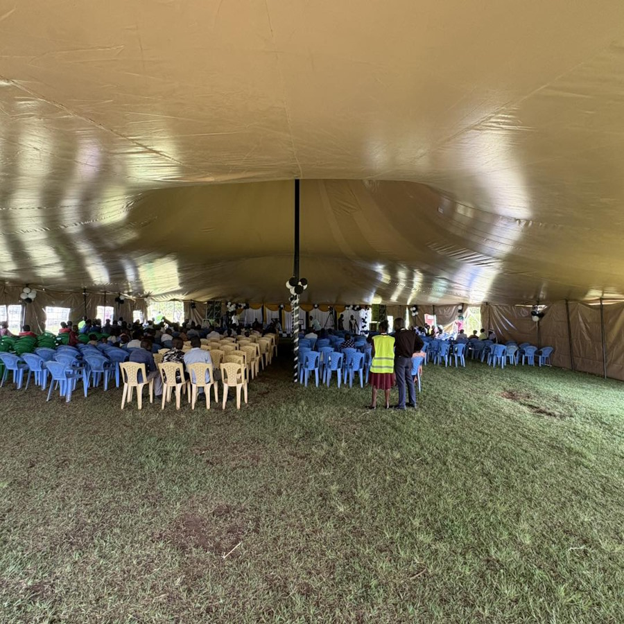 Operation Hope Tent ready, let's fill those seats and proclaim the Gospel