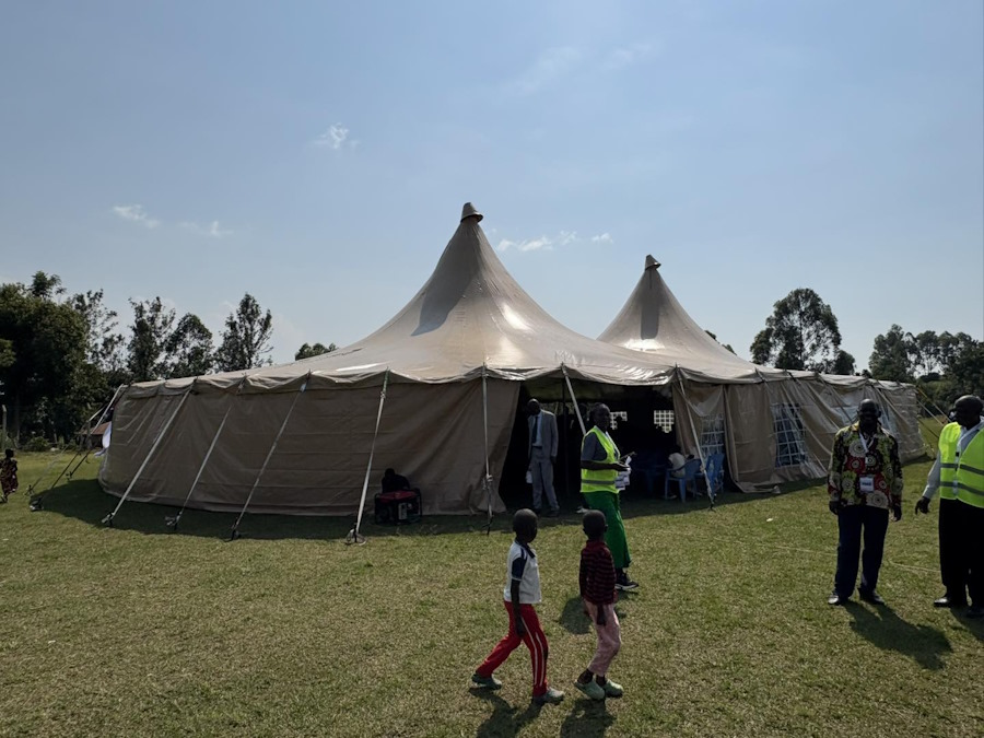 Operation Hope Tent ready, let's fill those seats and proclaim the Gospel