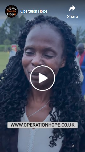 testimony receiving eye sight