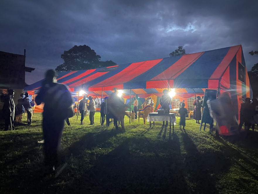 malava tent at night nov 2021
