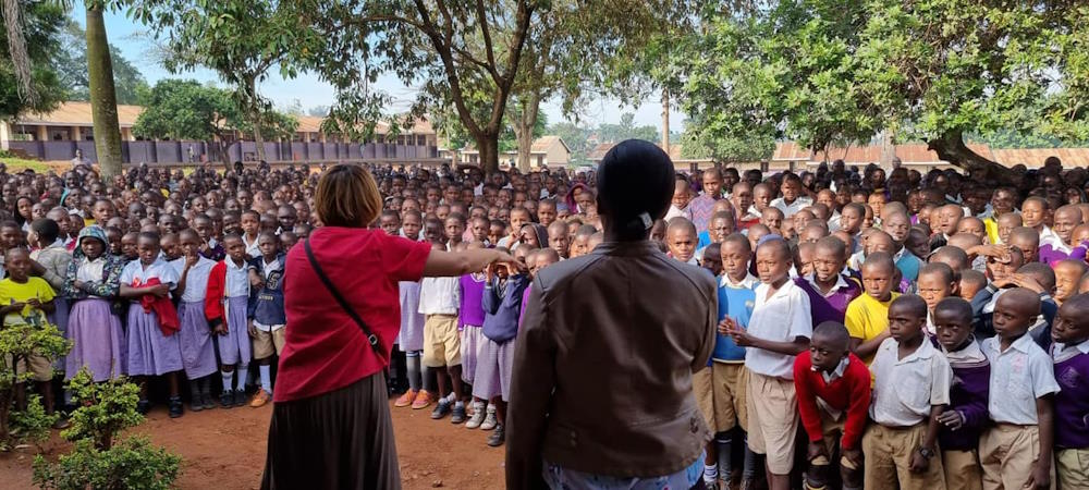 click to see larger images childrens crusades in uganda april 2024