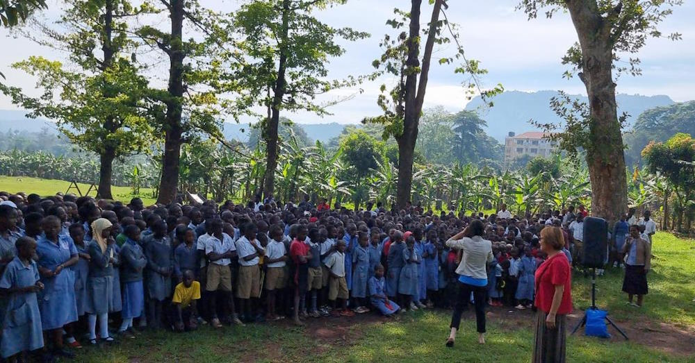 click to see larger images childrens crusades in uganda april 2024