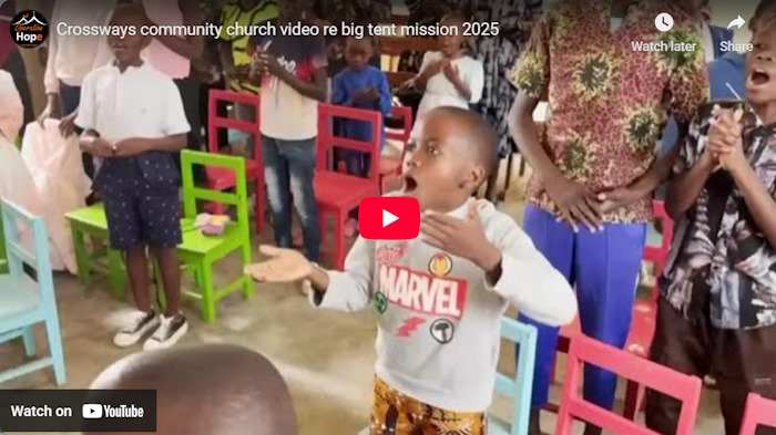 click to view video crossways big tent