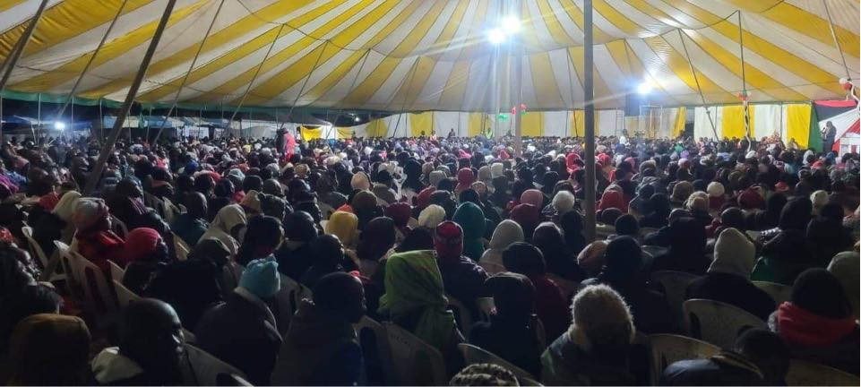 click to see larger image eldoret prayer meeting for the kenya general election - may 2022