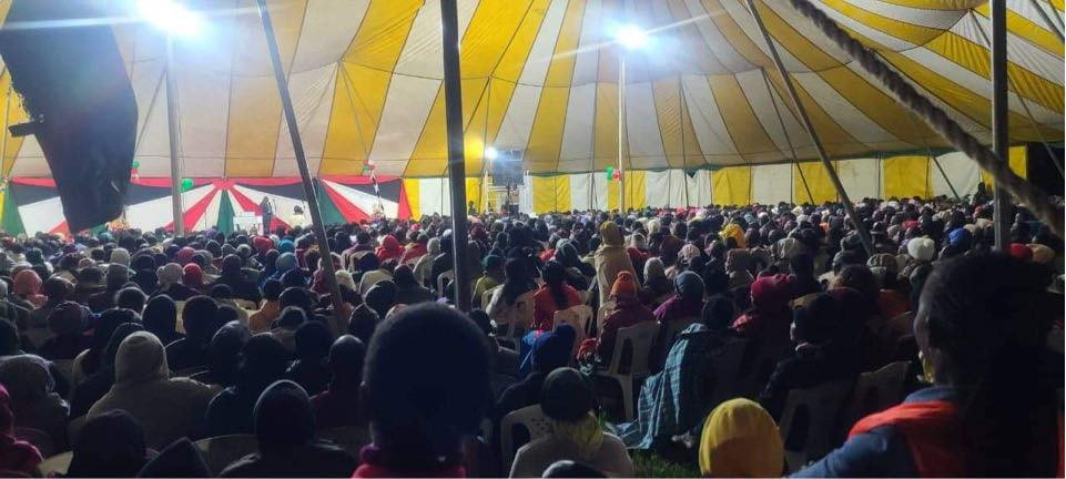 click to see larger image eldoret prayer meeting for the kenya general election - may 2022