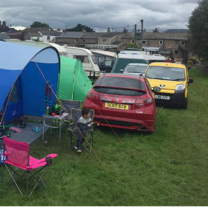 campers getting ready for a blessed time