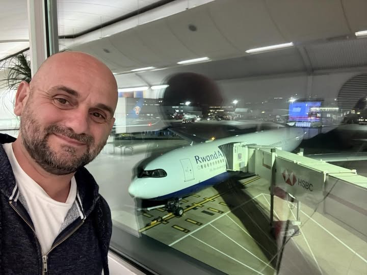on the way to kenya for a big tent mission 