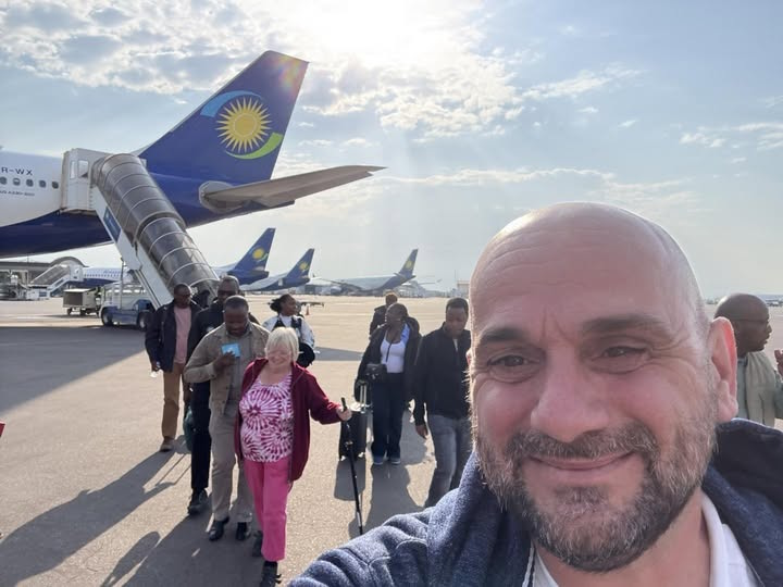 on the way to kenya for a big tent mission