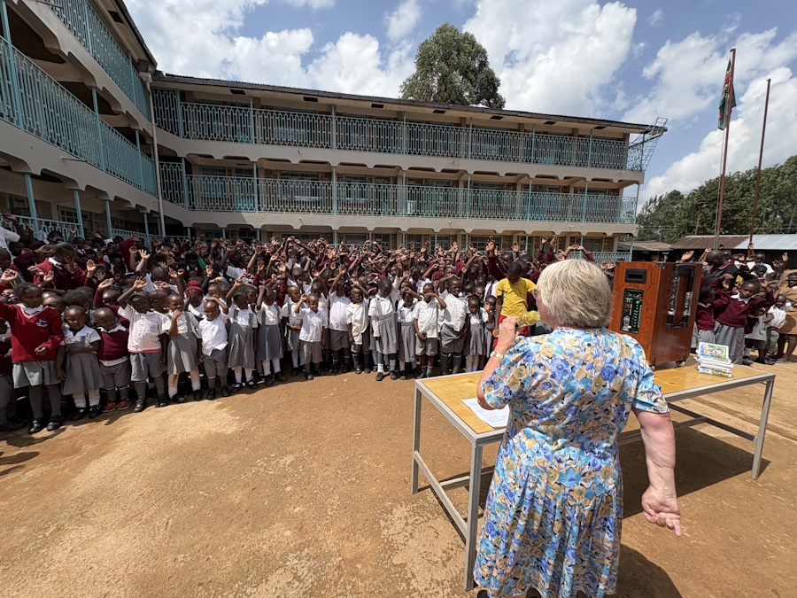 click to see larger image on the mission field in kenya